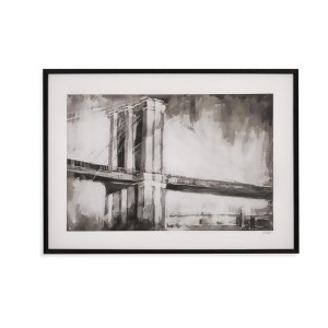 Bassett Mirror Historic Suspension Bridge Ii Framed Art - All