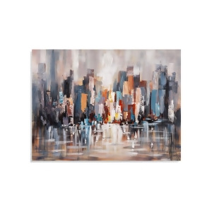 Bassett Mirror Cityscape Daytime Canvas Art - All
