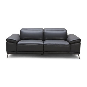 J M Furniture Giovani Sofa in Black - All