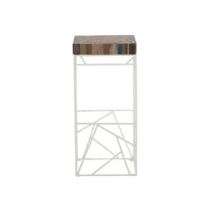 Moes Home Rubic Barstool in White - All