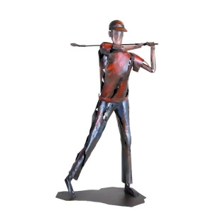 Moes Home Red Golfer Statue - All