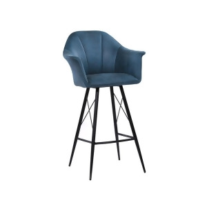 Moes Home Olivier Barstool Blue - All