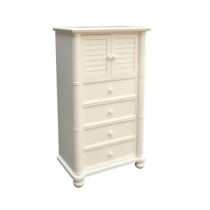 Sunset Trading Ice Cream At The Beach Bedroom Chest in Antique White/Cream - All