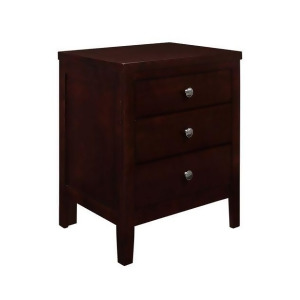 Global Furniture Rosa Nightstand in Antique Black - All