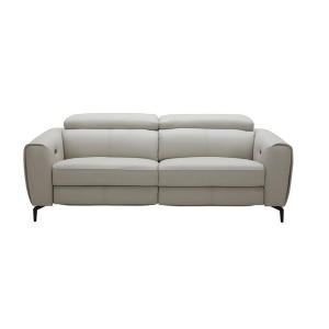 J M Furniture Lorenzo Sofa in Light Grey - All
