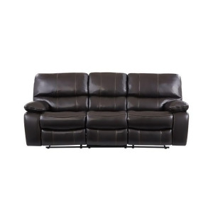 Global Furniture U0040 Espresso Black Sofa - All