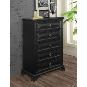 Global Furniture Carter Chest in Black - All