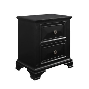 Global Furniture Carter Nightstand in Black - All