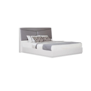 Global Furniture Pandora Platform Bed in White - All