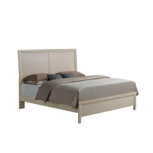 Global Furniture Lucas Platform Bed in Cream - All
