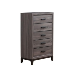 Global Furniture Kate Chest in Foil Grey - All
