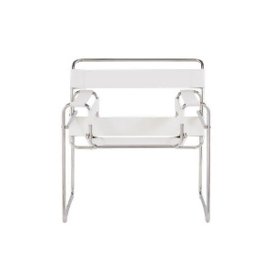Global Furniture H50ss Strap Style White Chair - All