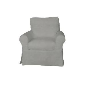 Sunset Trading Horizon Swivel Chair Slip Cover Set Only Performance Gray - All