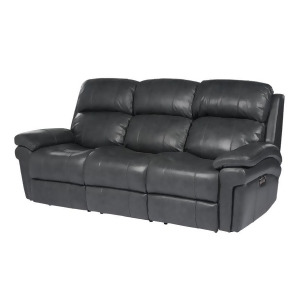 Sunset Trading Luxe Leather Reclining Sofa w/Power Headrest - All