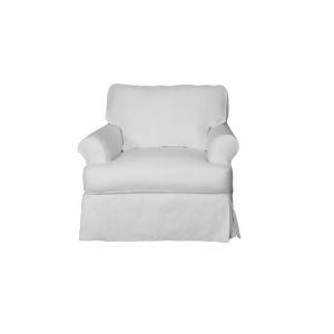 Sunset Trading Horizon Slipcovered Chair Performance White - All