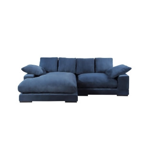Moes Home Plunge Sectional In Light Blue - All