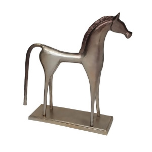 Moes Home Shadowfax Statue In Silver - All
