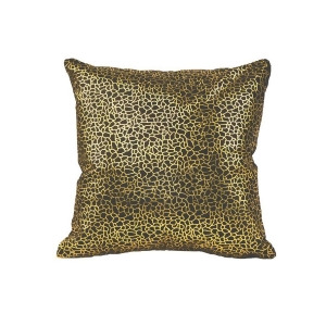 Moes Home Daisy Pillow Black Gold - All