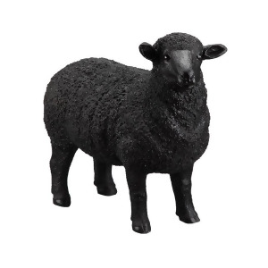 Moes Home Dolly Sheep Statue Black In Black - All