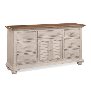 American Woodcrafters Cottage Traditions Triple Dresser - All