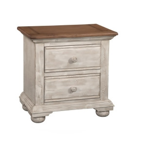 American Woodcrafters Cottage Traditions Two Drawer Nightstand - All