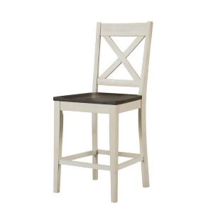 A-america Huron X-Back Barstool in Cocoa-Chalk Set of 2 - All