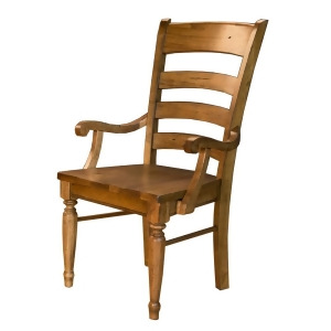 A-america Bennett Ladderback Arm Chair in Smoky Quartz Set of 2 - All