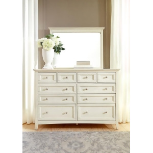 A-america Northlake Dresser w/Mirror in White Linen - All