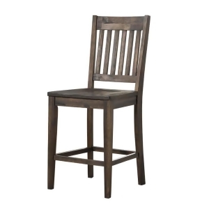 A-america Huron Slatback Barstool in Weathered Russet Set of 2 - All