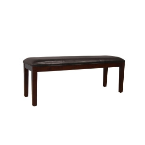 A-america Upholstered Bench in Cashmere Bonded Leather - All