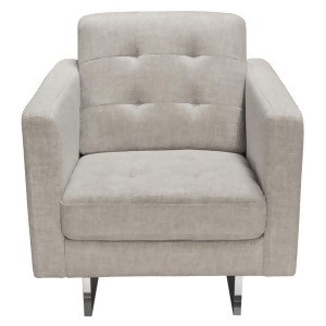 Diamond Sofa Opus Tufted Chair in Barley Fabric - All
