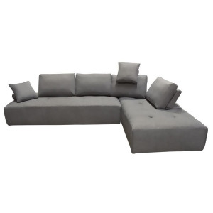 Diamond Sofa Cloud 2 Piece Lounge Seating Platforms w/Moveable Backrest Supports - All