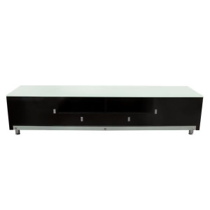 Diamond Sofa K99 83 Inch Low Profile Entertainment Cabinet in Black Lacquer Fini - All