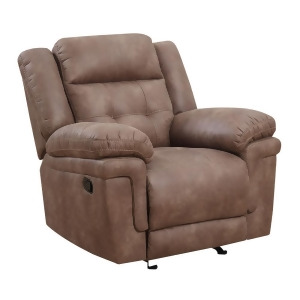 Steve Silver Anastasia Glider Recliner Chair in Cocoa - All