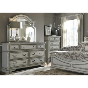 Liberty Furniture Magnolia Manor 7 Drawer Dresser Mirror - All