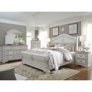 Liberty Furniture Magnolia Manor 4 Piece Sleigh Bedroom Set - All