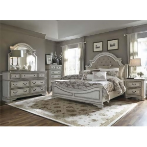 Liberty Furniture Magnolia Manor 4 Piece Upholstered Bedroom Set - All