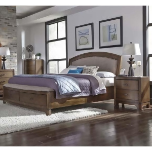 Liberty Furniture Avalon Iii 3 Piece Upholstered Storage Bedroom Set w/Nightstan - All