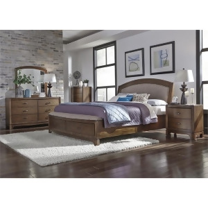 Liberty Furniture Avalon Iii 4 Piece Upholstered Storage Bedroom Set - All