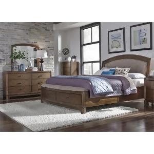 Liberty Furniture Avalon Iii 3 Piece Upholstered Storage Bedroom Set - All