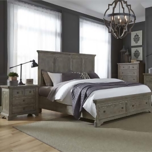 Liberty Furniture Highlands 3 Piece Storage Bedroom Set w/Nightstand - All