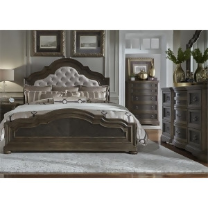 Liberty Furniture Valley Springs 3 Piece Upholstered Headboard Bedroom Set - All