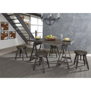 Liberty Furniture Pineville 5 Piece Gathering Table Set - All