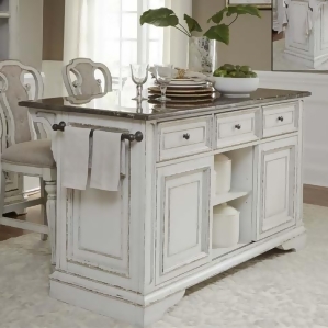 Liberty Furniture Magnolia Manor Kitchen Island w/Granite - All