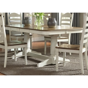 Liberty Furniture Springfield Double Pedestal Dining Table - All
