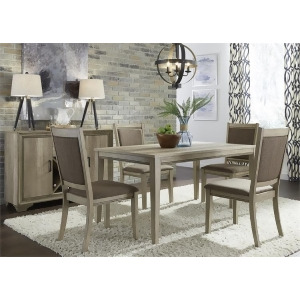 Liberty Furniture Sun Valley 5 Piece Rectangular Dining Table Set w/Upholstered - All