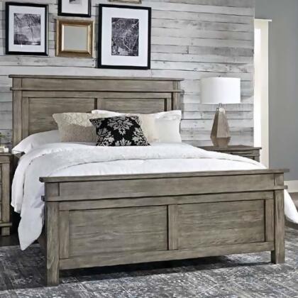 A-America Glacier Point Panel Bed in Greystone 
