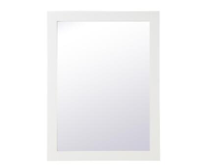 Elegant Lighting Aqua rectangle vanity mirror 27 inch in White 