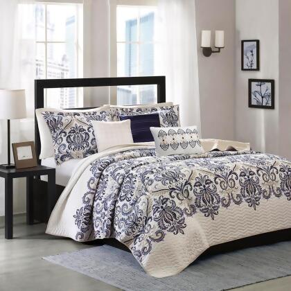 Madison Park Cali 6 Piece Reversible Coverlet Set King/Cal King 