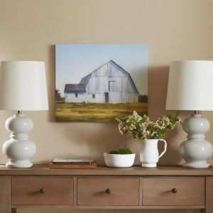 Madison Park Old White Barn Gel Coat Canvas - All